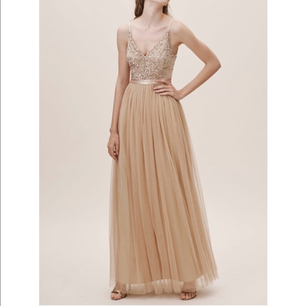 BHLDN Avery Dress in Blush